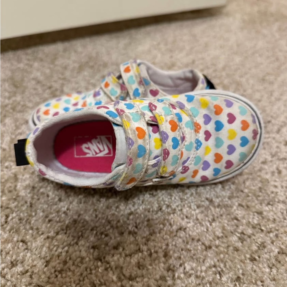 Vans Colorful Heart Pattern Shoes